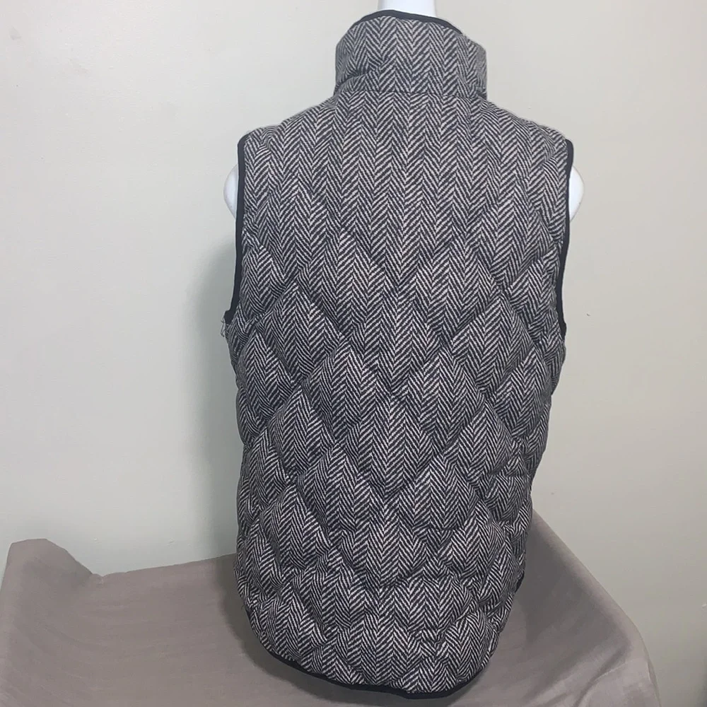 J Crew Excursion Herringbone Down Vest